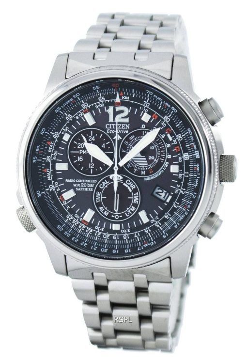 Citizen Promaster Sky Pilot Titanium Eco-Drive Radio Controlled chronographe AS4050-51E montre homme