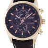 Citizen Eco-Drive Radio Controlled chronographe monde temps AT8019-02W montre homme