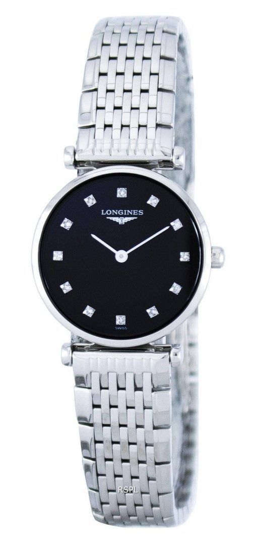 Montre Longines Le Grande Classique Quartz diamant Accent L4.209.4.58.6 féminin