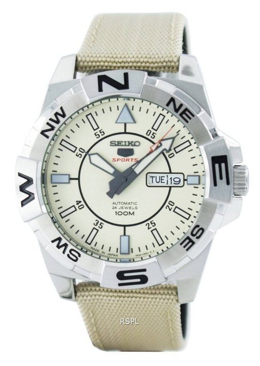 Seiko 5 Sports automatique 24 bijoux Japon fait SRPA67 SRPA67J1 SRPA67J montre homme