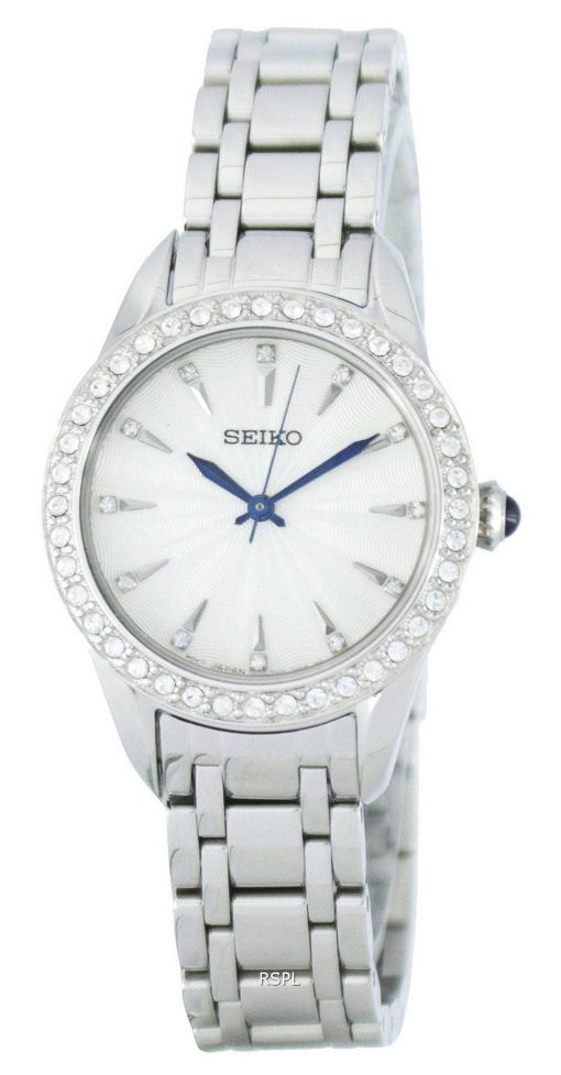 Montre Seiko Quartz cristaux Swarovski SRZ385 SRZ385P1 SRZ385P féminin