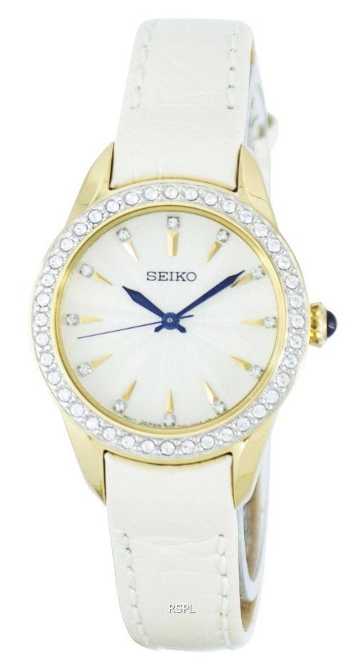 Montre Seiko Quartz cristaux Swarovski SRZ386P2 féminin