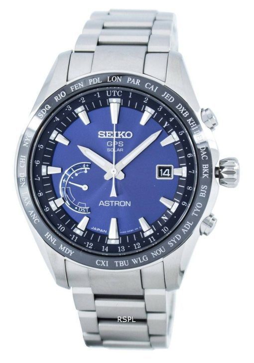 Seiko Astron Titanium GPS solaire mondial temps Japon fait SSE109 SSE109J1 SSE109J montre homme