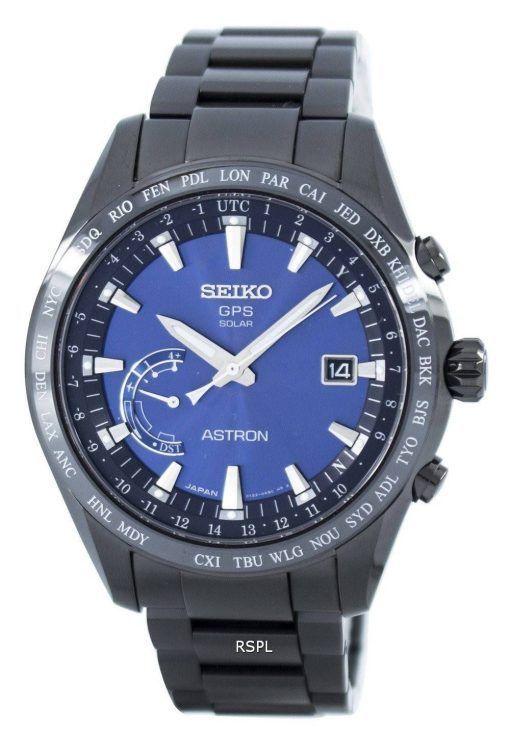 Seiko Astron Titanium GPS solaire mondial temps Japon fait SSE111 SSE111J1 SSE111J montre homme