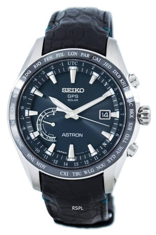 Seiko Astron Titanium GPS solaire mondial temps Japon fait SSE115 SSE115J1 SSE115J montre homme