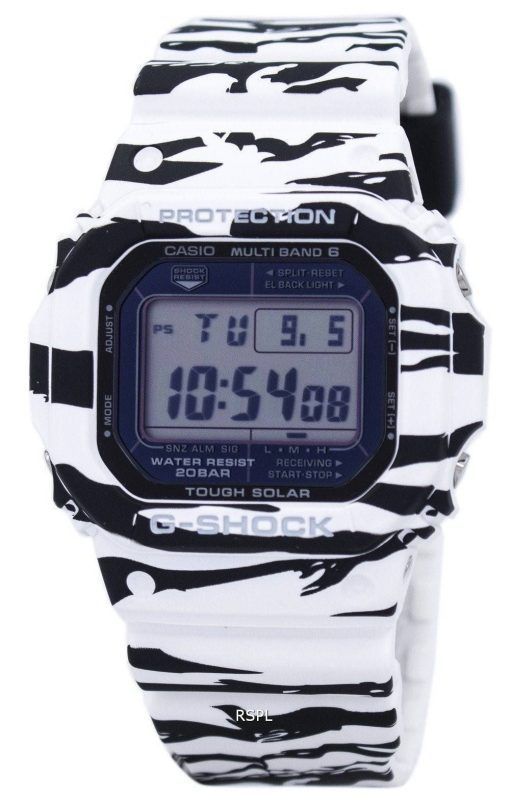 Casio G-Shock Tiger Digital Camouflage Multi bandes 6 GW-M5610BW-7 montre homme