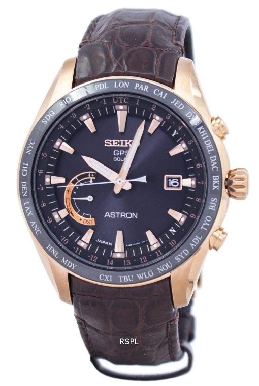 Montre Seiko Astron GPS Solar Power Reserve SSE096 SSE096J1 SSE096J hommes