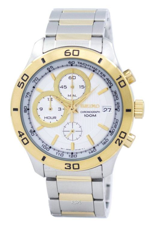 Montre Seiko chronographe Quartz tachymètre SSB188 SSB188P1 SSB188P hommes