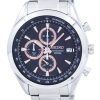 Montre Seiko chronographe Quartz tachymètre SSB199 SSB199P1 SSB199P hommes