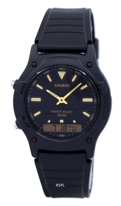 Montre analogique Casio Digital Quartz Dual Time AW-49HE-1AVDF AW-49HE-1AV homme