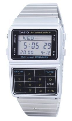 Casio Digital inox Banque de données multilingue DBC-611-1DF DBC-611-1 montre homme