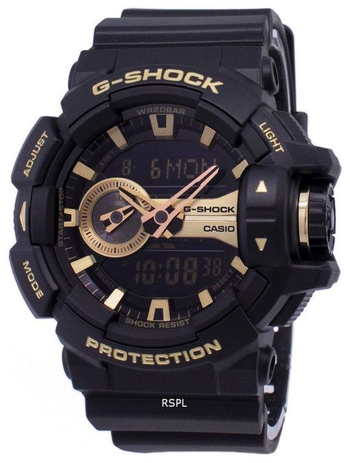 Montre Casio G-Shock Analog numérique World Time GA-400GB-1A9 Hommes