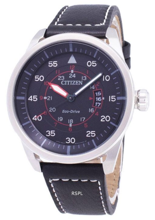 Avion de Citizen Eco-Drive AW1361-01F analogique montre homme