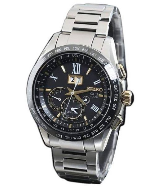 Seiko Astron SBXB139 GPS Titanium Power Reserve Japon fait montre homme