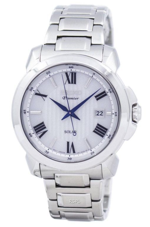 Montre Seiko Premier solaire SNE453 SNE453P1 SNE453P hommes