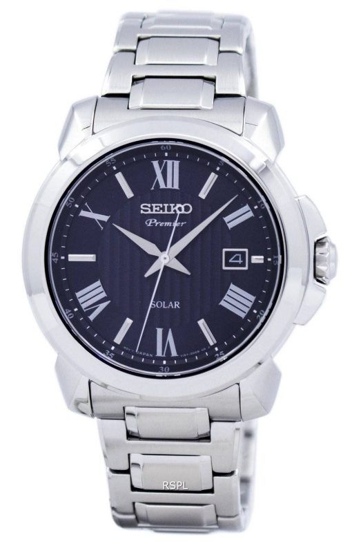 Montre Seiko Premier solaire SNE455 SNE455P1 SNE455P hommes