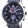 Montre Seiko Sportura World temps solaire Chronograph SSC483 SSC483P1 SSC483P hommes