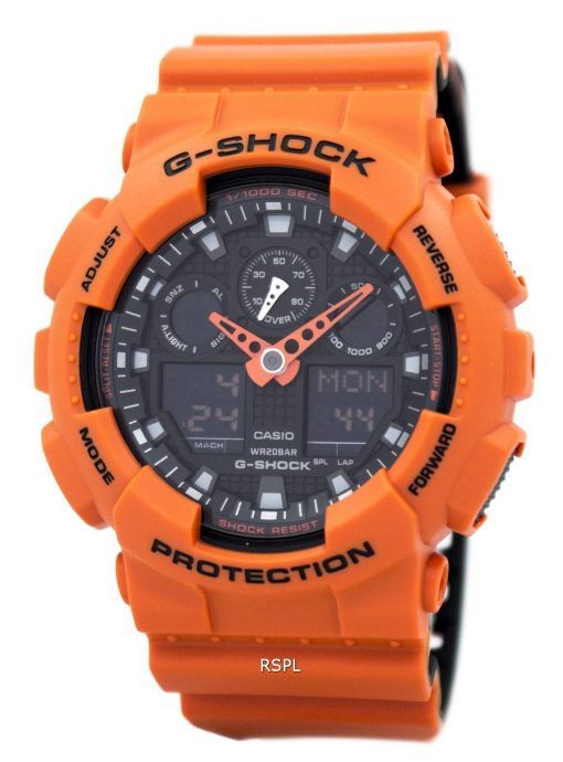 Casio G-Shock couleur spéciale modèle analogique-numérique GA-100L-4 a montre homme