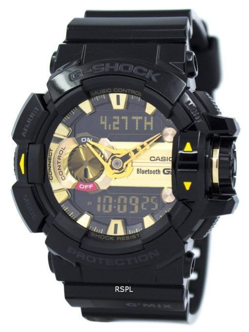 Montre Casio G-Shock G'MIX Bluetooth intelligents Heure monde analogique-numérique GBA-400-1A9 Hommes