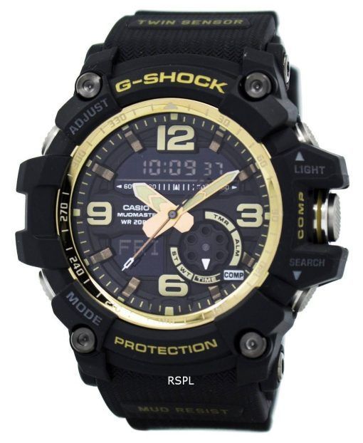 Casio G-Shock MUDMASTER analogique-numérique mondiale temps alarme GG-1000GO-1 a montre homme