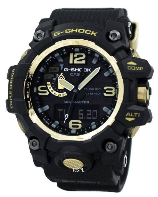 Montre Casio G-Shock Numérique Analogique MudMaster Triple Sensor GWG-1000Go-1A Hommes