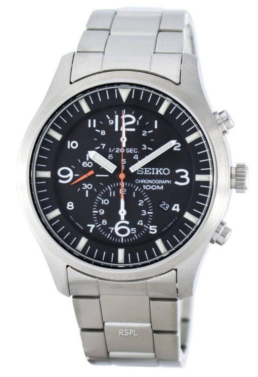 Montre Seiko chronographe militaire SNDA25P1 SNDA25P SNDA25 masculin