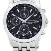 Montre de sport Seiko Chronograph cadran noir SNDC09P1 SNDC09P SNDC09 hommes