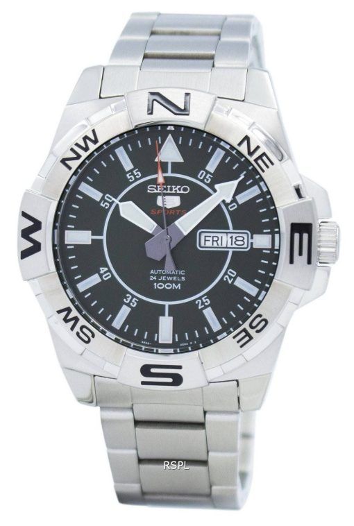 Montre Seiko 5 Sports automatique 24 bijoux SRPA59 SRPA59K1 SRPA59K hommes