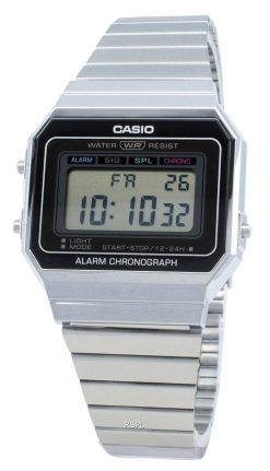 Montre Casio Youth Digital A700W-1A A700W-1 à quartz avec alarme