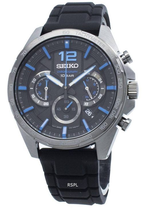 Montre Homme Seiko Chronographe SSB353 SSB353P1 SSB353P Tachymeter Quartz