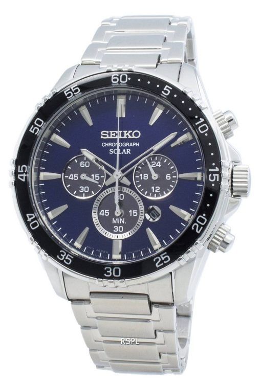 Montre Homme Seiko Solar SSC445 SSC445P1 SSC445P Chronographe Quartz