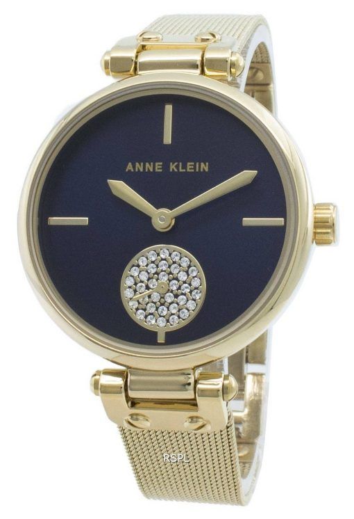 Anne Klein 3000NVGB Montre à quartz avec accents de diamants