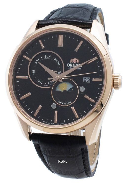 Montre automatique Orient Sun &amp, Moon RA-AK0304B10B pour hommes