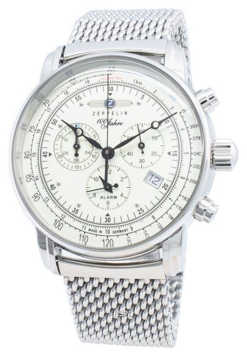 Montre Homme Zeppelin 100 Jahre 8680M3 8680M-3 Tachymètre Quartz