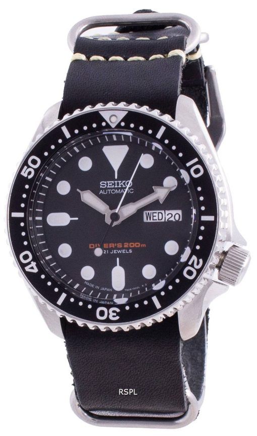 Montre pour homme SKX007J1-var-LS19 200M de Seiko Automatic Diver fabriquée au Japon