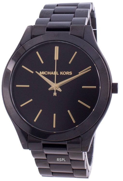 Michael Kors Slim piste cadran noir Montre MK3221 femmes