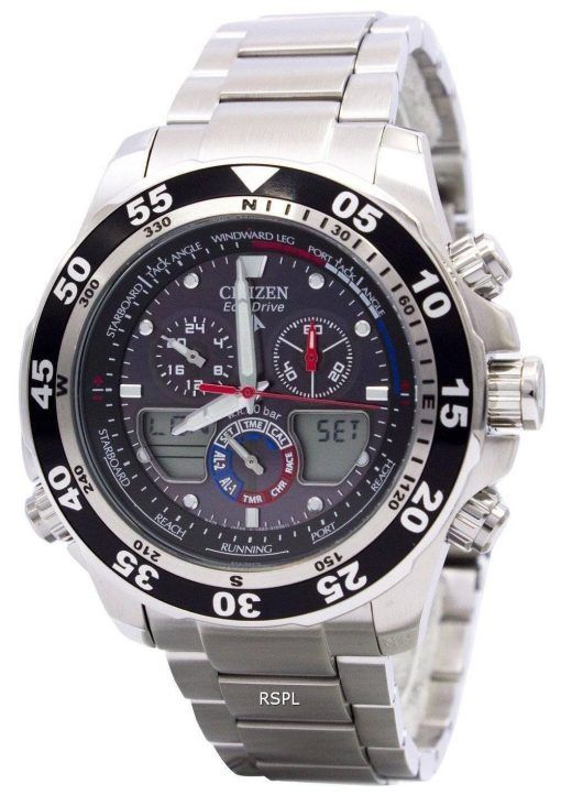 Montre Citizen Promaster Chronograph World Time JR4045-57E JR4045 200M remise à neuf