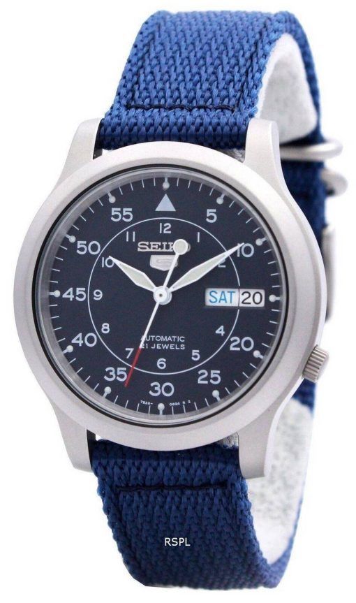 Montre pour homme Seiko 5 Remis à neuf avec bracelet en nylon automatique SNK807K2 200M