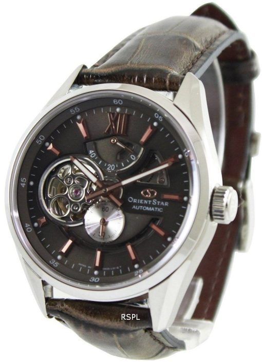 Montre pour homme Remis à neuf Orient Star Automatic Semi Skeleton Power Reserve SDK05004K DK05004K 100M