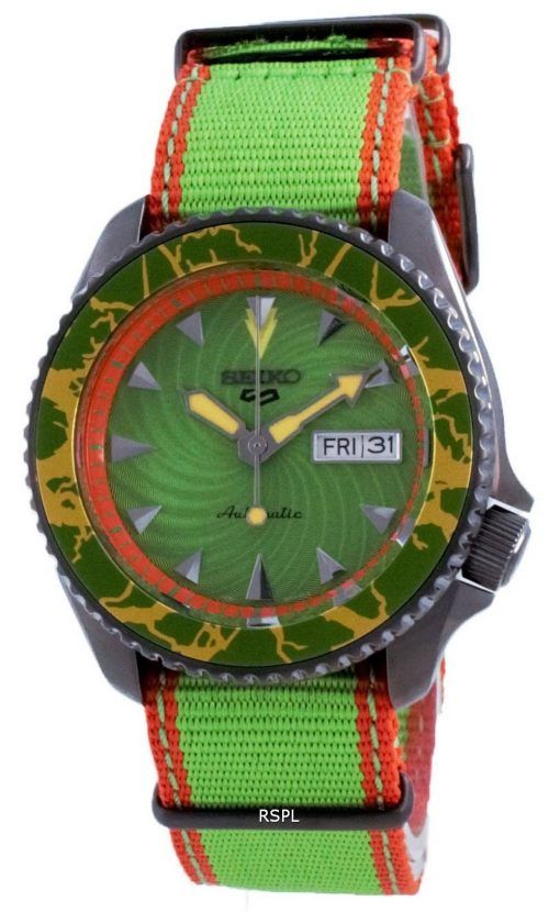 Montre Homme Seiko 5 Sports Street Fighter Blanka Limited Edition Automatique SRPF23 SRPF23K1 SRPF23K 100M