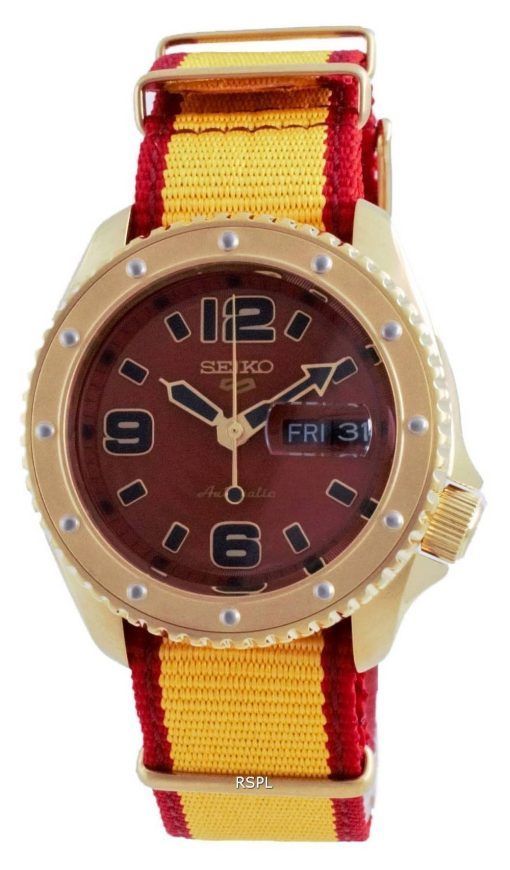 Montre Homme Seiko 5 Sports Street Fighter Zangief Limited Edition Automatique SRPF24 SRPF24K1 SRPF24K 100M