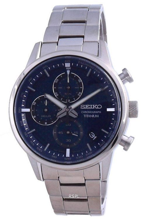 Montre Homme Seiko Discover More Titane Chronographe Quartz SSB387 SSB387P1 SSB387P 100M