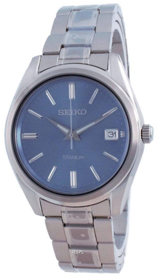 Montre pour homme Seiko Discover More Titane Quartz SUR371 SUR371P1 SUR371P 100M