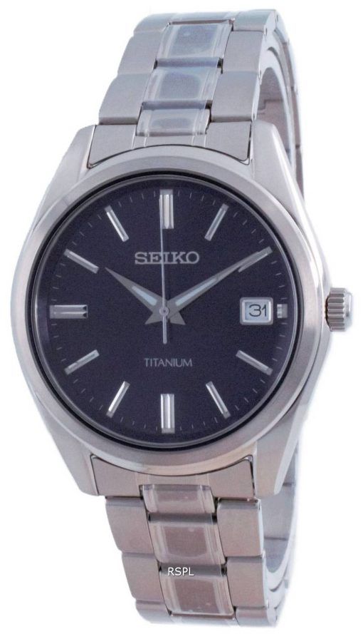 Montre pour homme Seiko Discover More Titane Quartz SUR373 SUR373P1 SUR373P 100M