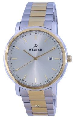 Montre Homme Westar Silver Dial Two Tone Acier Inoxydable Quartz 50243 CBN 102