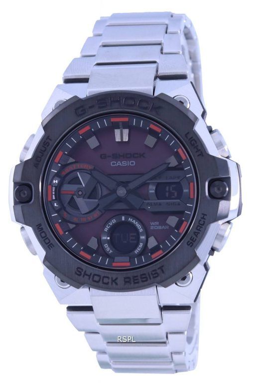 Casio G-Shock G-Steel Mobile Link Analogique NumÃ©rique Tough Solar GST-B400AD-1A4 GSTB400AD-1 200M Montre Homme