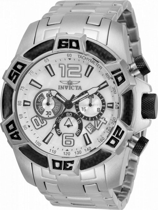 Montre Homme Invicta Pro Diver Scuba Chronographe Acier Inoxydable Quartz 34747 100M