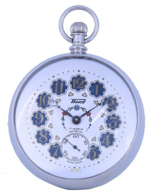 Tissot T-Pocket Cadran Blanc MÃ©canique T82.6.611.42 T82661142 Montre de Poche