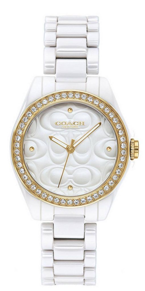 Montre femme Coach Astor cadran blanc Crystal Accents Quartz 14503254