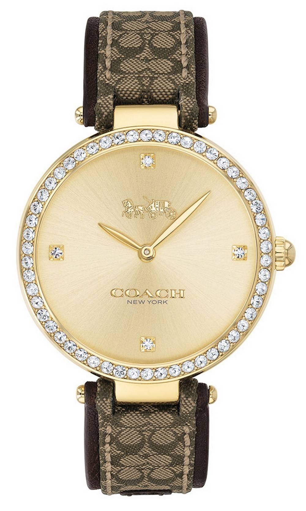 Montre pour femme Coach Park Jacquard Signature C Crystal Accents